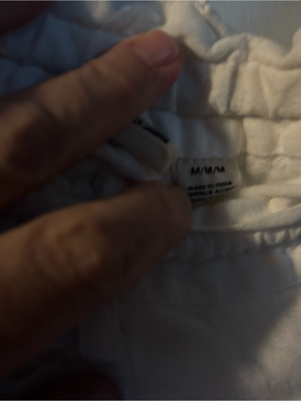 White Roxy Drawstring Beach Pants - Picture 3 of 15